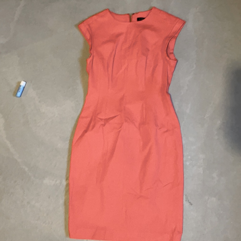 Orange BR bodycon midi dress